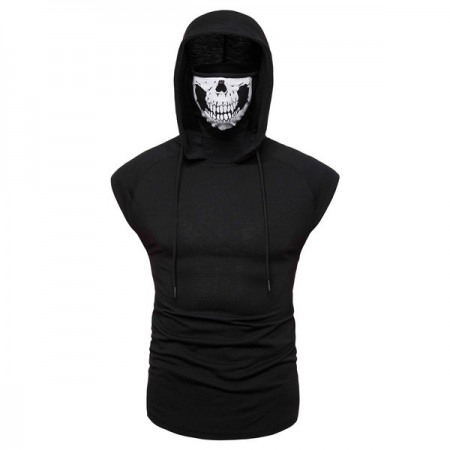 Men's T-Shirt Spring New Cotton Slim Base Shirt Vest Sleeveless T-Shirt